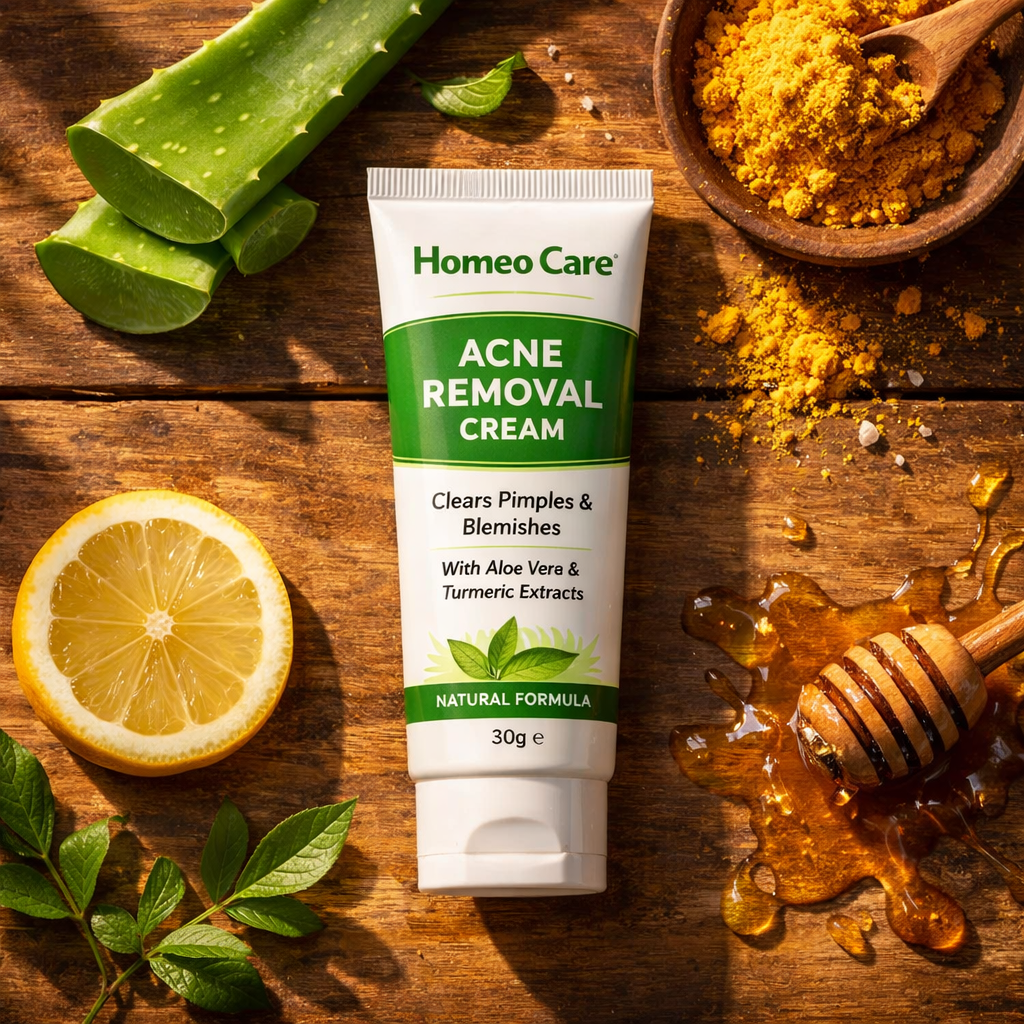 Homeo Care Acne Removal Cream – Natural Skin Healing Formula
